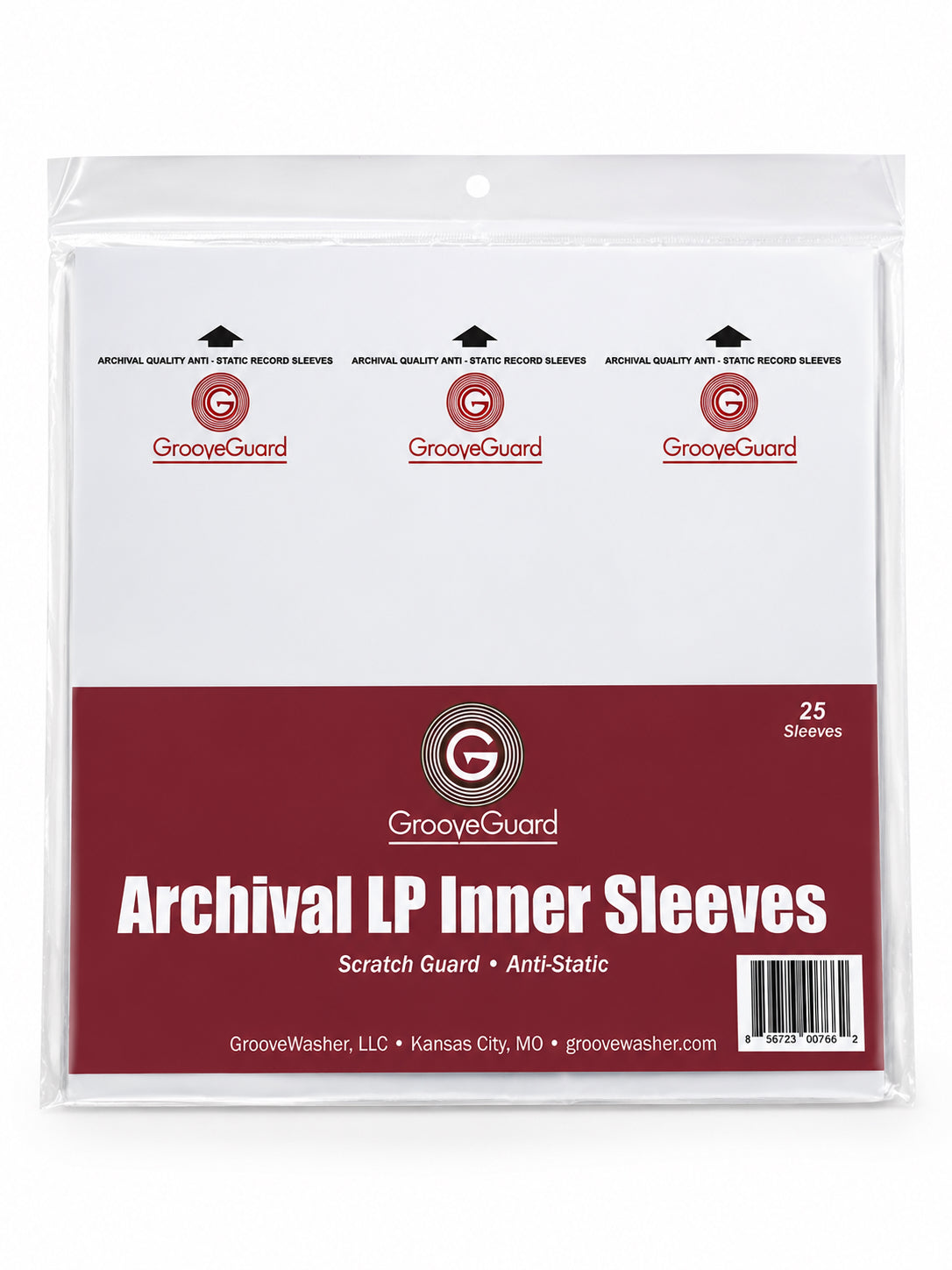 GrooveGuard : Pochettes intérieures d'archivage pour vinyles (25)