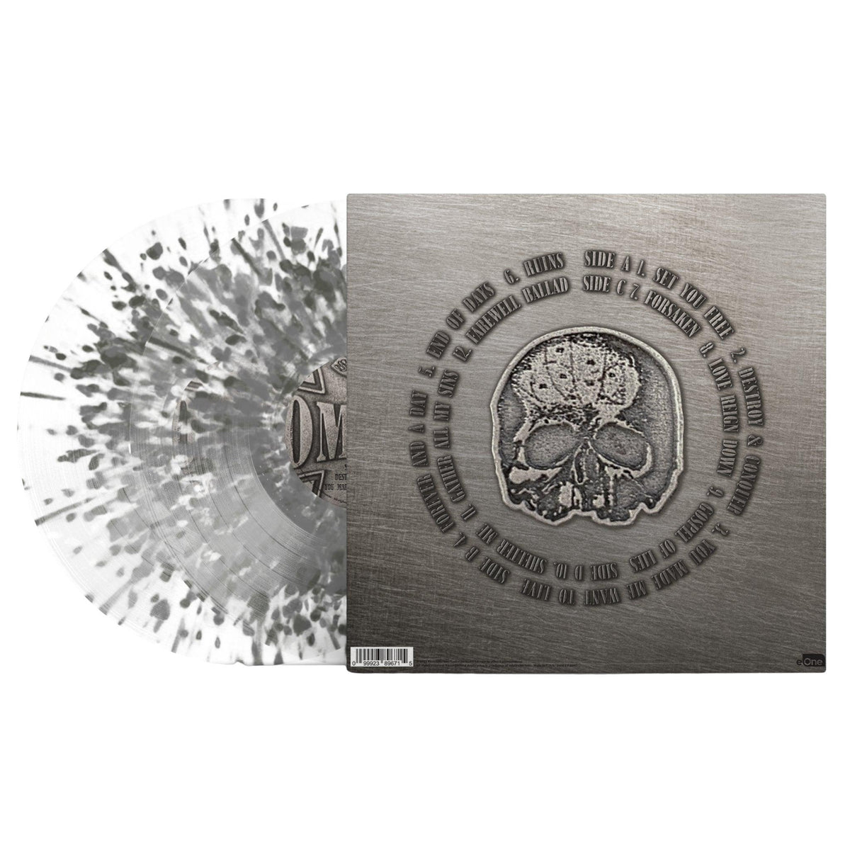 Black Label Society - Doom Crew [Clear & White & Grey & Black Ice Splatter]
