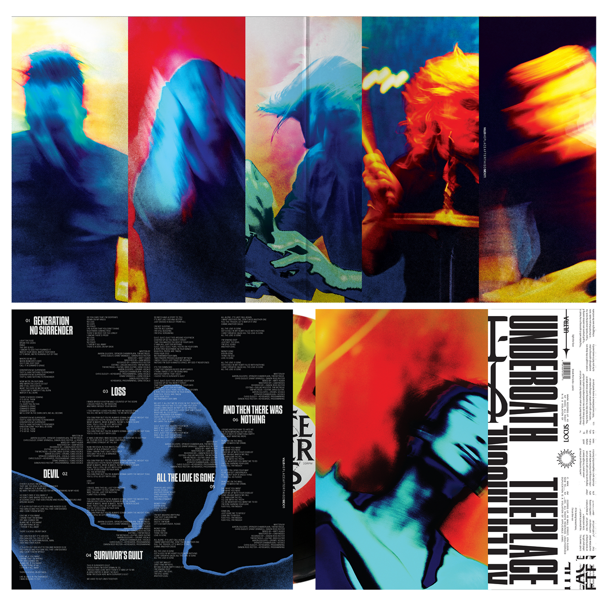 Underoath - The Place After This One (Deluxe Thermo) [Rouge & Jaune & Noir]