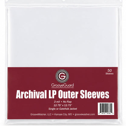 GrooveGuard : pochettes extérieures d'archivage pour 33T (50)